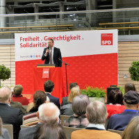 Landtagskandidat Stefan Rottmann, Vorsitzender der SPD-Kreistagsfraktion und Bürgermeister Schonungen